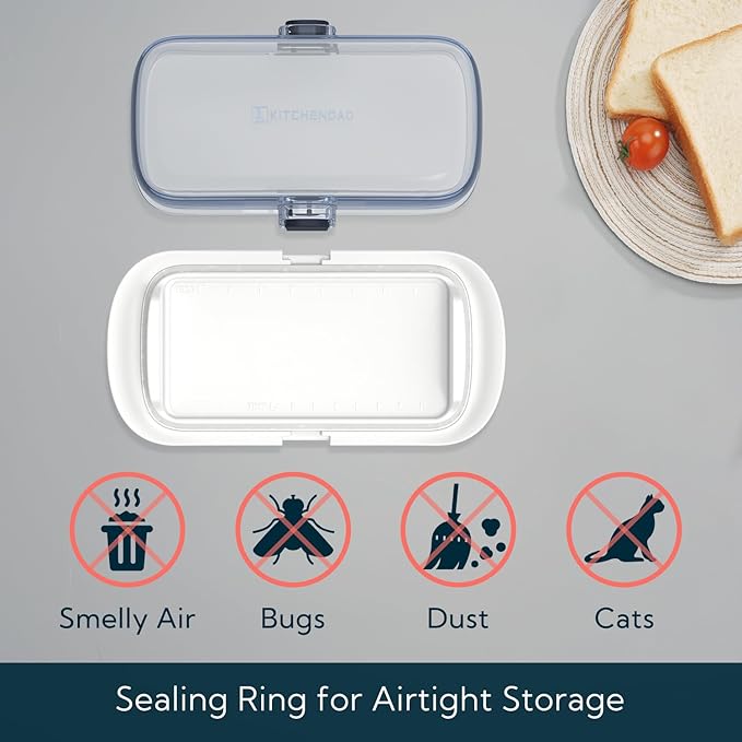 KITCHENDAO Large One-handed Butter Dish - Image 3