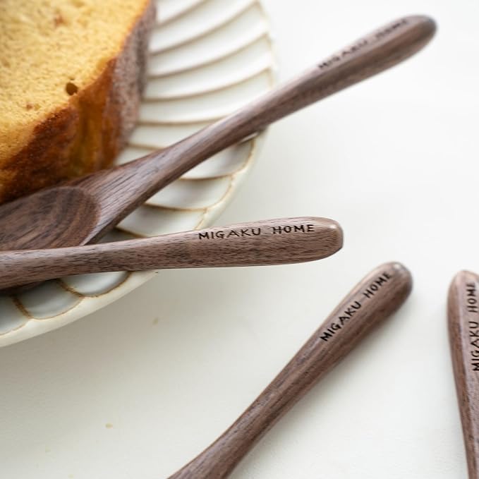 Black Walnut Wooden Spoons, Eco-Friendly Japanese Kitchenware Set, Natural Wood - Image 8