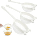 3PCS Plastic Nylon Strainer Set, 3 Sizes Ultra Fine Mesh Strainer by Unknown