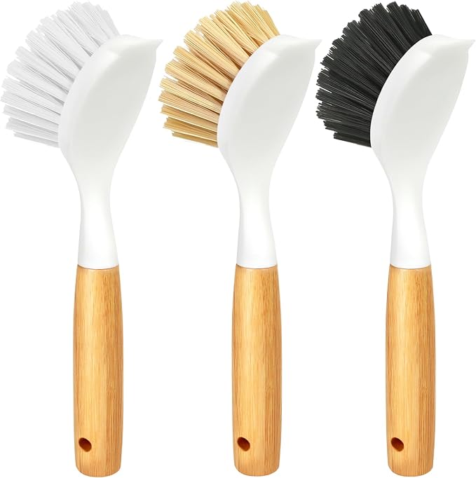 Holikme 3 Pack Dish Brush Set by Holikme