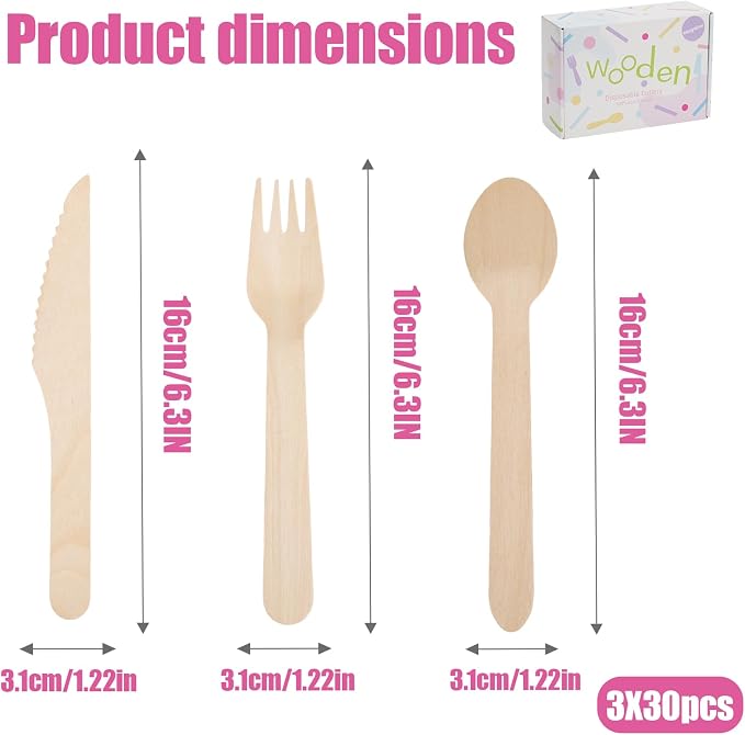 Wooden Utensils Set - Image 2