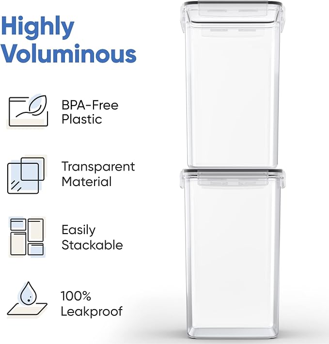 Chef's Path Extra Large Airtight Food Storage Containers - Image 4