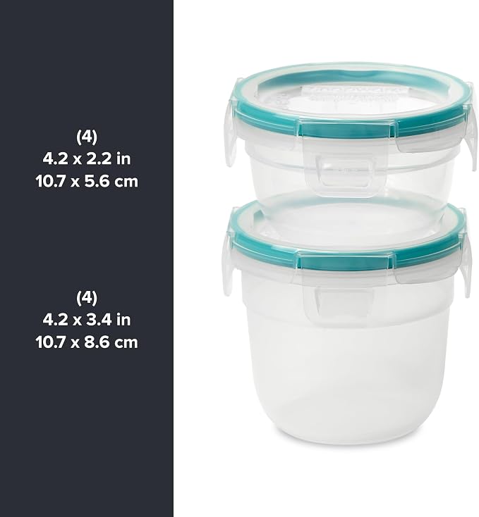Snapware Plastic Total Solution 16-Pc Food Storage Containers Set, 2-Cup & - Image 2