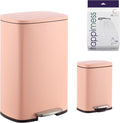 happimess HPM1006G Connor Rectangular 13-Gallon Trash Can by Happimess