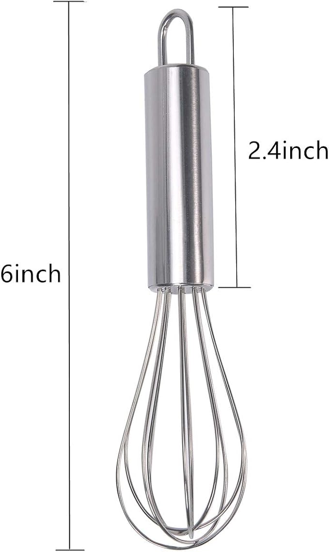 stainless steel small whisk for cheese, very handy - Image 2