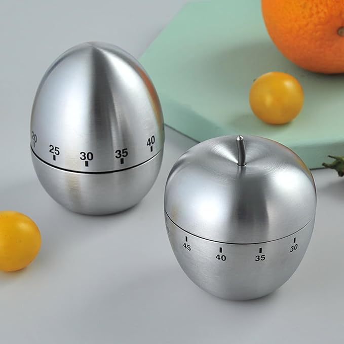 Mechanical Kitchen Timer, Cute Wind Up 60-Minute Manual Countdown - Image 4