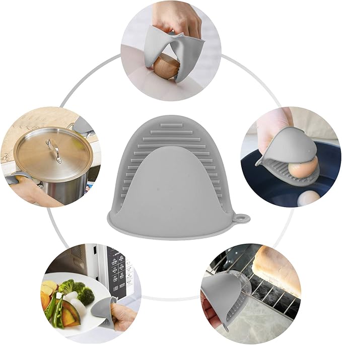 tifanso Silicone Oven Mitts Pot Holders - Image 6