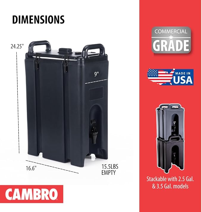 Camtainer 5 Gallon Capacity Black - Image 3