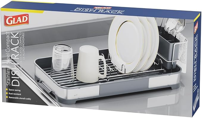 Glad Stainless Steel Dish Drying Rack - Image 6