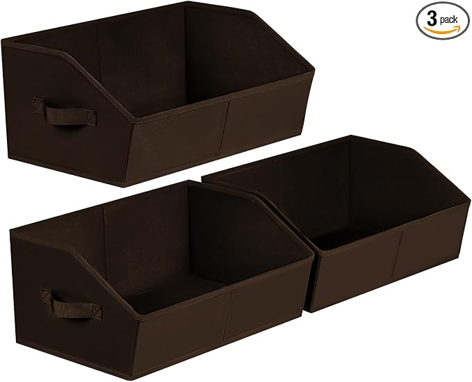 Homsorout Closet Baskets for Shelves Trapezoid by Homsorout