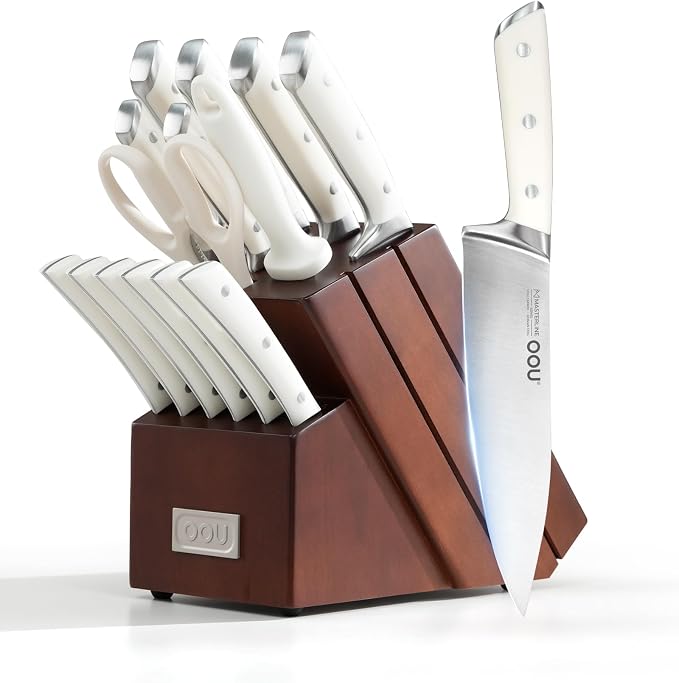 OOU 2026 Master Line 15-Piece German High Carbon Steel Knife Set by OOU