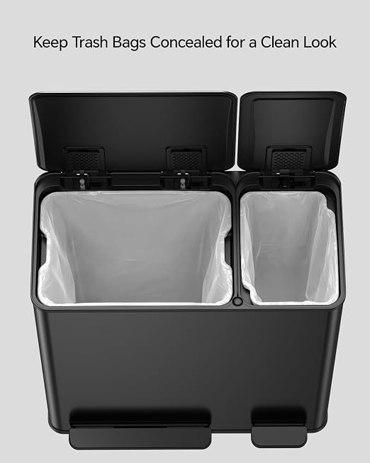Lovewind Dual Trash and Recycling Bins - Image 7