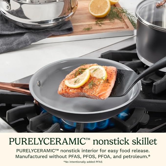 Cuisinart 11-Piece Matte Black Elegance Cookware Set - Image 5