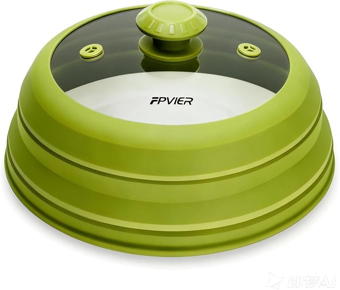 Microwave Splatter cover, Glass Microwave Cover by FPVIER