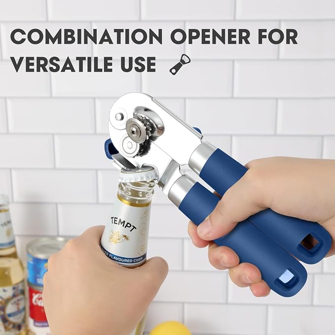 Manual Can Opener, UHIYEE Handheld Can Opener Heavy Duty - Image 6