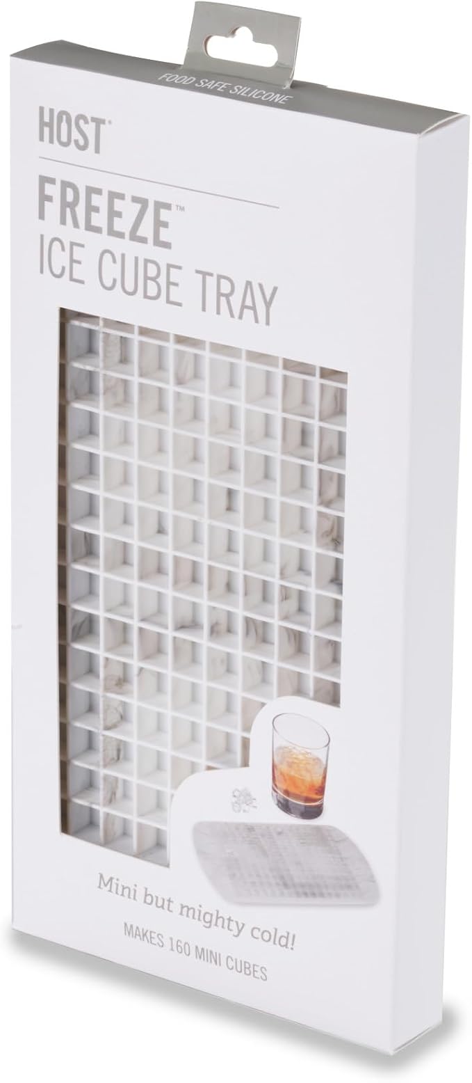 Host Mini Ice Cube Tray, Makes 160 Cubes, Durable Silicone Trays, Iced Coffee - Image 9