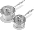 LOLYKITCH Tri-Ply Stainless Steel Saucepan Set by LolyKitch
