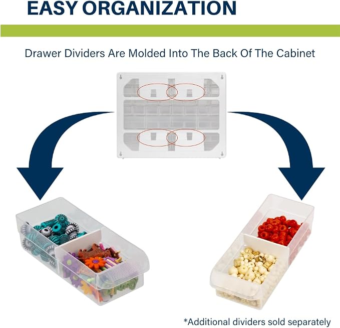 Akro-Mils 64-Drawer Plastic Drawer Storage Cabinet - Image 5