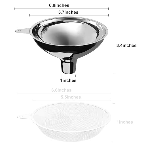 Serinar Stainless Steel Large Funnel, Metal Funnel - Image 2