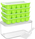 DOQAUS Ice Cube Tray with Lid and Bin by DOQAUS