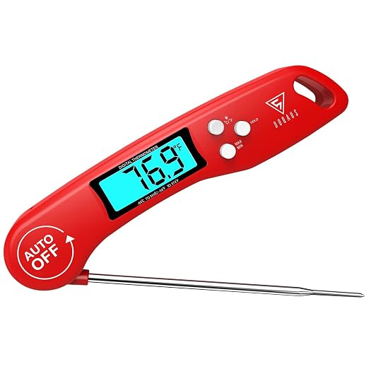 DOQAUS Digital Meat Thermometer, Instant Read Food Thermometer by DOQAUS