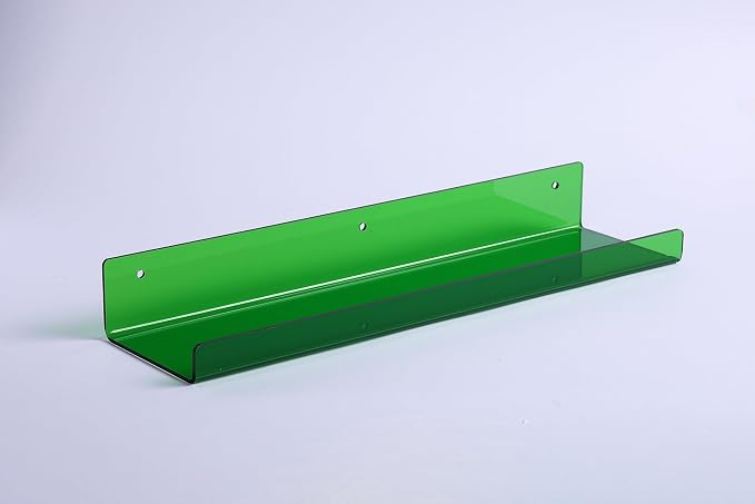 upsimples Acrylic Shelves for Wall Decor, Living Room, Floating Bookshelves for - Image 5