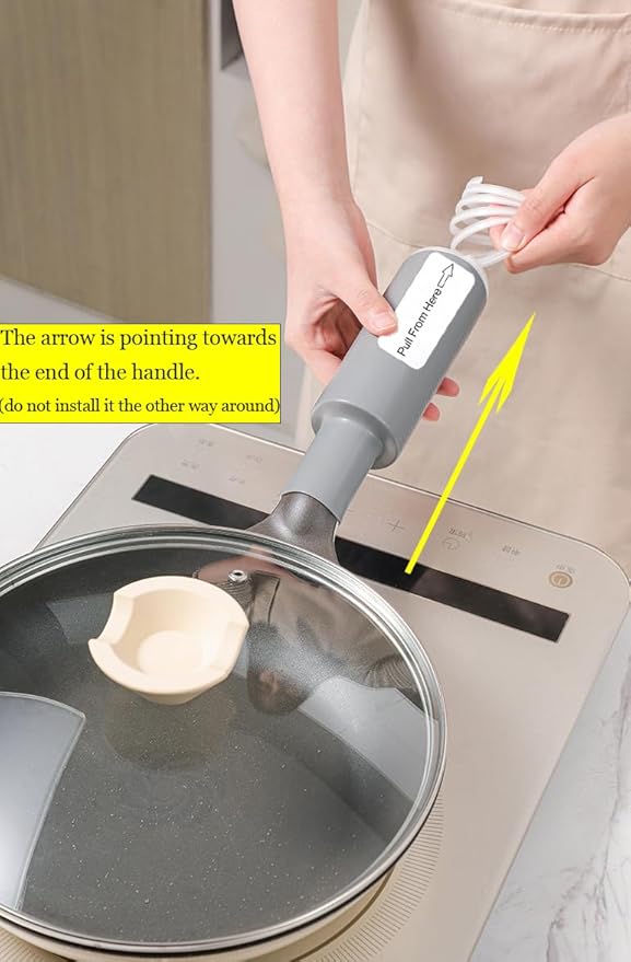 2 Pcs Heat-Resistant Pot Handle Silicone Cover, Non-Slip Pan Handle Sleeve - Image 4