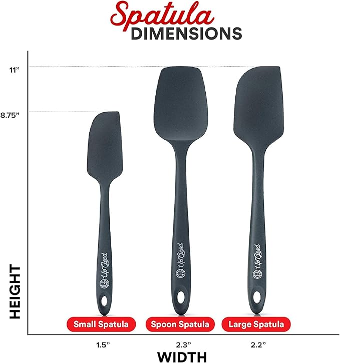 UpGood Silicone Spatula Set 600°F - Image 4