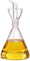 ELETON Conical Borosilicate Glass Olive Oil Dispenser – Non Drip Oil Bottle by ELETON