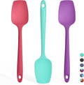 Silicone Spoonula Set: 600ºF Heat Resistant Food Grade Cooking Baking Utensils by IronberryOfficial