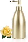 304 Stainless Steel Soap Dispenser 16oz Rust-Proof Liquid Soap Pump Bottle by Emarful