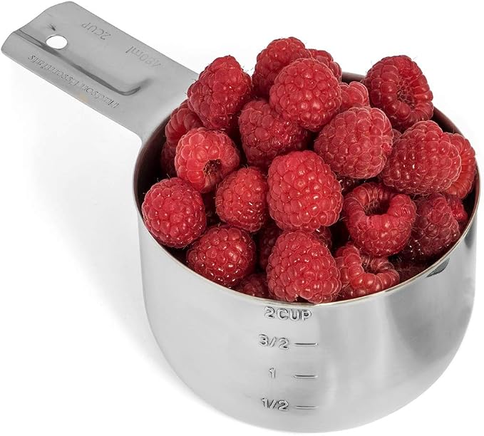 Hudson Essentials Stainless Steel Measuring Cups and Spoons Set - Image 5