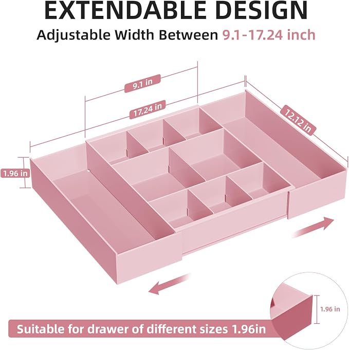Marbrasse Expandable Desk Drawer Organizer, Desk Organizers and Accessories - Image 2