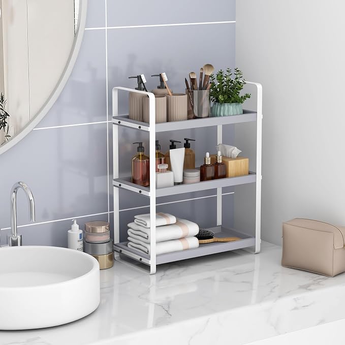 HNRLOY Bathroom Counter Organizer, Bathroom Countertop Organizer, Counter Shelf - Image 6