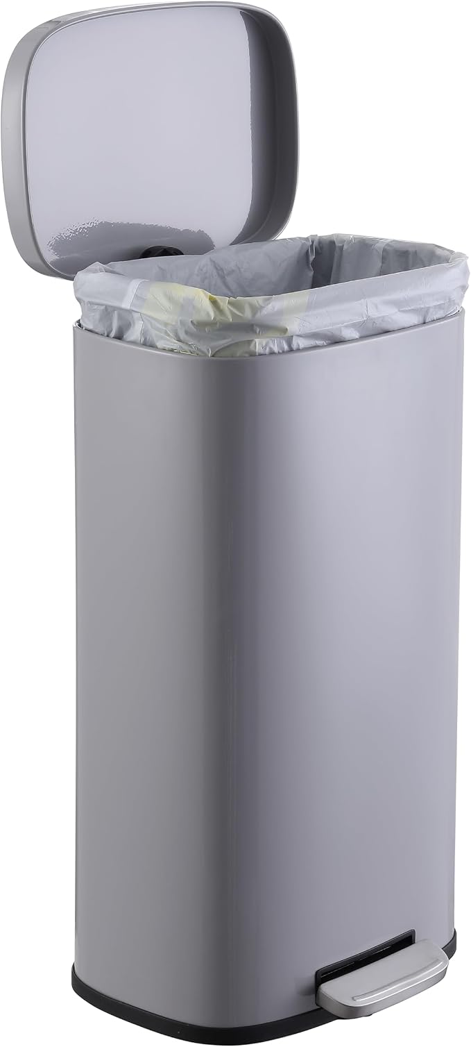 happimess HPM1011D Curtis 8-Gallon Step-Open Trash Can, Fingerprint Resistant - Image 7