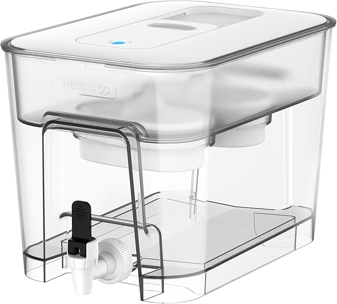 Waterdrop WFD-22L-DF Water Filter Dispenser, 40-Cup Water Purifier, 2 Built-in by Waterdrop