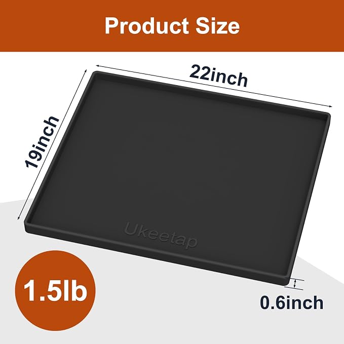ukeetap Extra Thick Silicone Mat Waterproof - Image 7