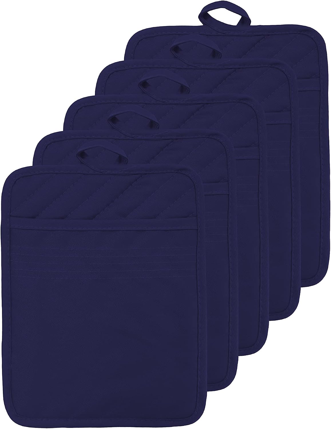 Oven Pot Holder with Pocket Cotton Heat Resistant Coaster Potholder