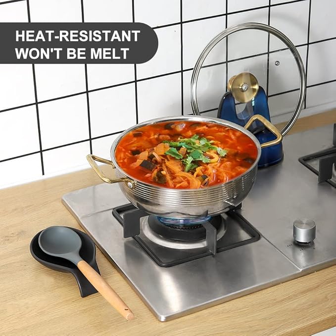 Nihow Pot Lid Holder: Stable Ceramic Pan Lid Holder - Image 6