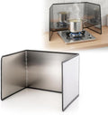 SHENLIU 3 Sided Splatter Guard, Anti Splatter Shield Stainless Steel Oil by Unknown