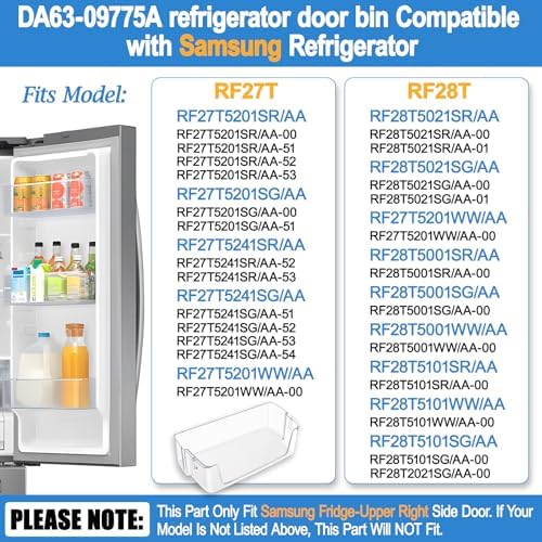 DA63-09775A DA97-20984A Refrigerator Door Bin Compatible with samsung