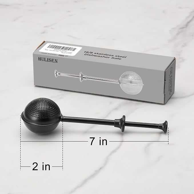 HULISEN Flour Duster for Baking, One-Handed Operation, 304 Stainless Steel - Image 6