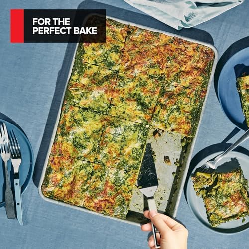 13x18 Aluminum Baking Sheet Pan (2 Pack), Commercial Half Size Rimmed