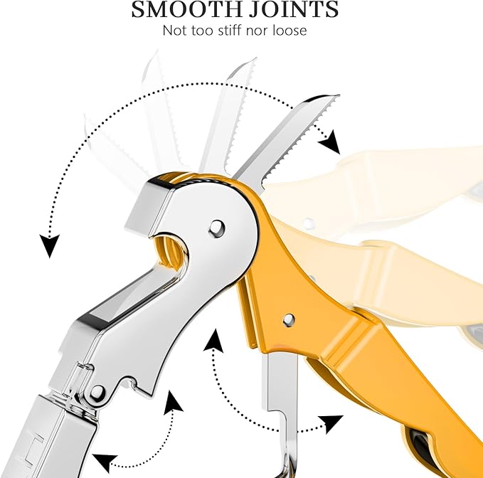 HYZ 2-Pack Wine Opener Waiter Corkscrew, Professional Wine Key - Image 4