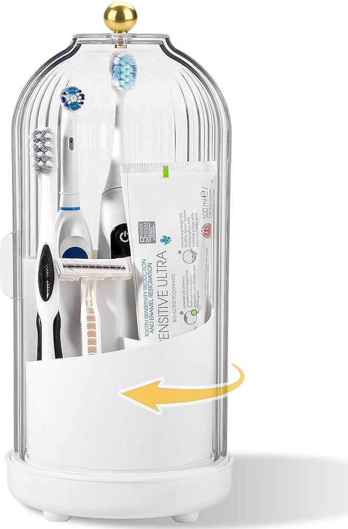Rotating Toothbrush Holders by Heagoale