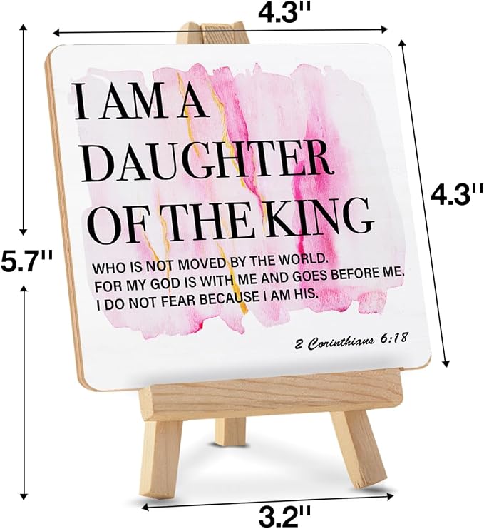 I Am the Daughter of a King Sign, Gifts - Image 2