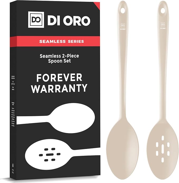DI ORO Silicone Spoons for Cooking by DIORO