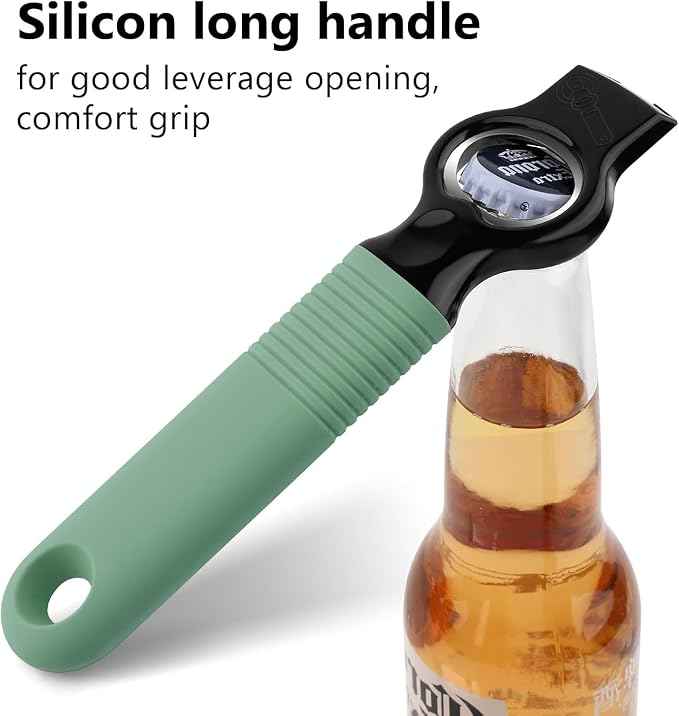 2-Pack Magnetic Beer Bottle Opener & Soda Can Opener, 2-in-1 Bottle Opener and - Image 4