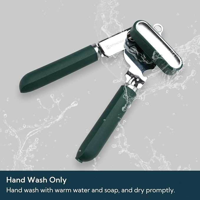 KITCHENDAO Manual Can Opener, Super Sharp Sandvik 12C27 Blade, Handheld Can - Image 5