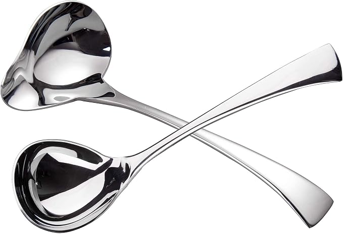 IMEEA 2-Piece Small Ladle Set, 18/10 Stainless Steel by IMEEA